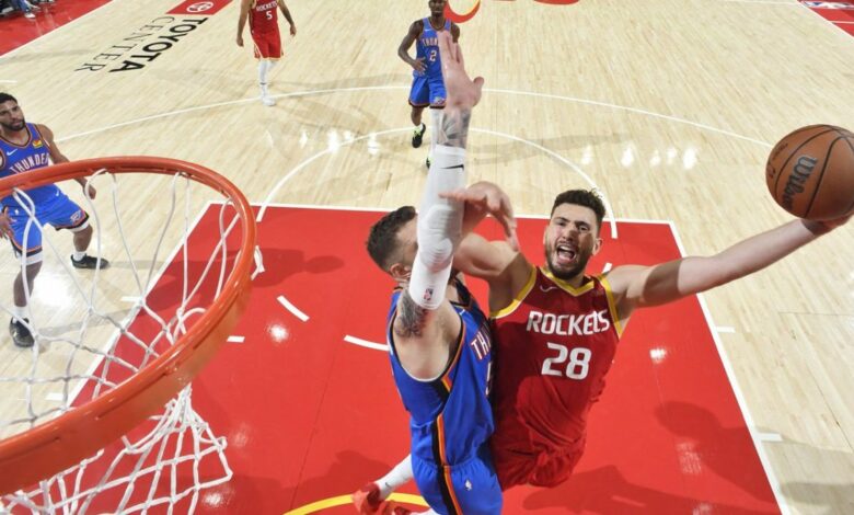 إدواردز يكرر إنجاز جوردان وتشامبرلين في افتتاح NBA.. وشينغون يقود روكتس بدابل دابل