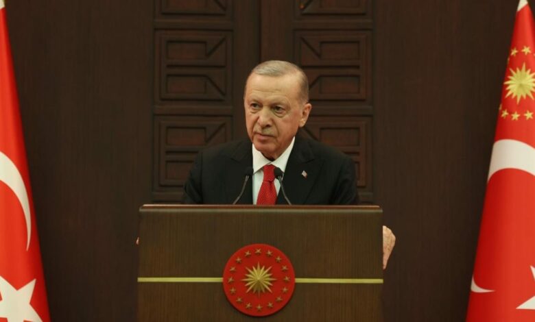 أردوغان يتعهد بمواصلة وساطات تركيا وينتقد خضوع إرادة 190 دولة لخمس