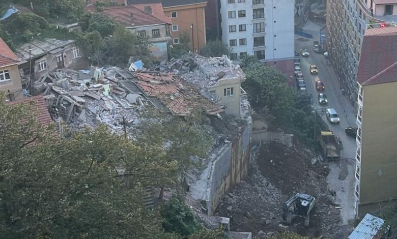 انهيار مبنى يقتل امرأة في زونغولداك التركية.. سجن 3 مشتبه بهم وإخلاء 8 مبانٍ