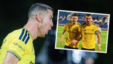 النصر يهزم الفيصلي بثلاثية.. ورونالدو يسلّم جائزة رجل المباراة لزميله الحمدان