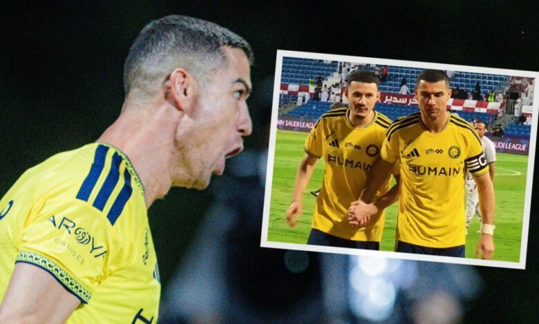 النصر يهزم الفيصلي بثلاثية.. ورونالدو يسلّم جائزة رجل المباراة لزميله الحمدان