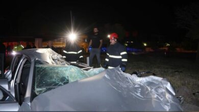 مصرع شخصين في نيفشهير التركية بعد اصطدام سيارتهما خلفيًا بشاحنة محمّلة بالبطاطا
