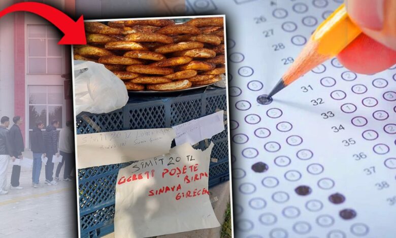بائع سميت يدخل امتحان الموظفين ويترك عربته للزبائن مع سعر القطعة ورقم حسابه