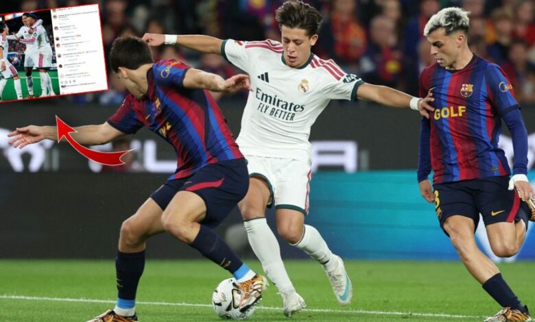 أردا غولر يرد على ريال مدريد بعد إسقاط برشلونة.. ومنشوره يحصد مليوني إعجاب