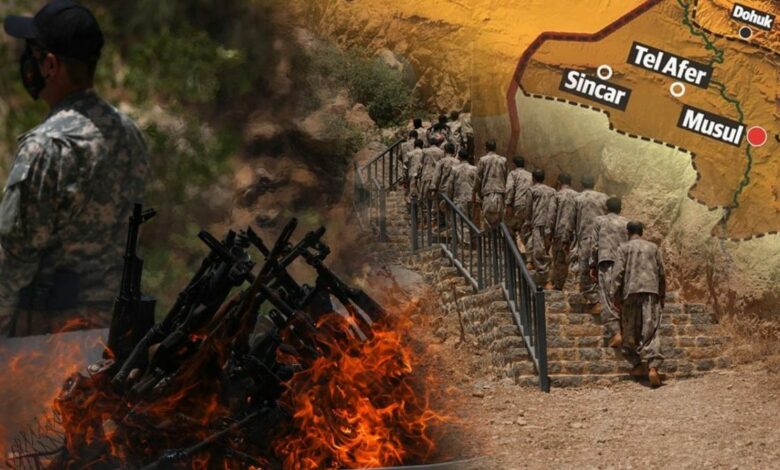 فصيل مرتبط بـ«PKK» في سنجار يعتزم تسليم سلاحه للجيش العراقي.. ونقل مسؤولية الجبل إلى بغداد