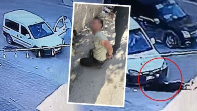 مشتبه به يقطع الطريق بجسده في أضنة التركية.. ثم ينتهي هروبه بحادث