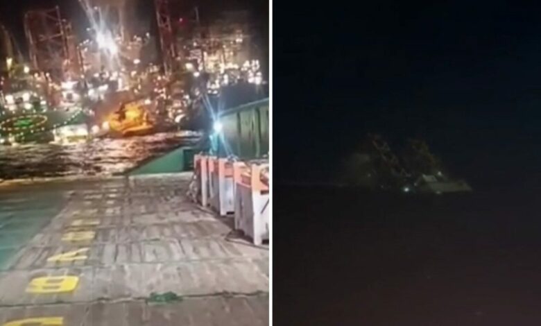غرق منصة «بروسبيكتور 5» قبالة الغابون يودي بحياة شخص ويفقد 4.. ثقب أو انهيار محتمل وراء الحادث