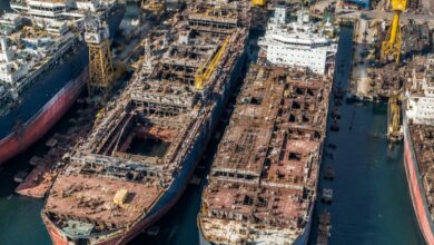حوض سفن في ريو يفكك أربع سفن عالقة لسداد الديون.. وبعضها قد يعود إلى الخدمة