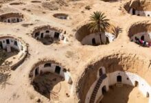 حرارة تتجاوز 49 درجة.. مساكن مطماطة التونسية تبقى أبرد بـ15 درجة تحت الأرض
