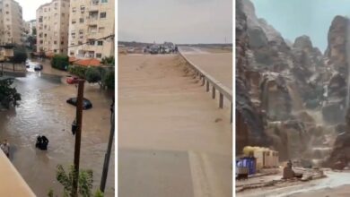 فيضانات الأردن تودي بحياة طفلتين في مادبا.. والبحث مستمر عن مفقود