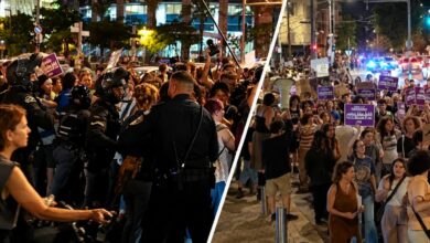 مئات المتظاهرين في تل أبيب يطالبون برحيل نتنياهو والشرطة تجرّ بعضهم أرضًا