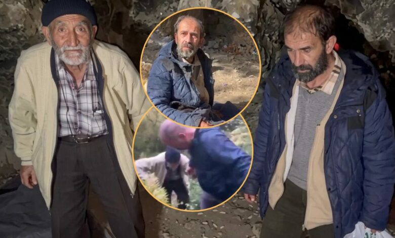 والده لم يره منذ سنوات.. لقاء رجل عاش في مغارة بأولوداغ