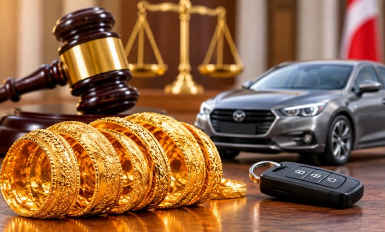 اشترى سيارة بأساور زوجته.. المحكمة العليا التركية تلزمه بإثبات أنها مُنحت له بلا حق في استردادها